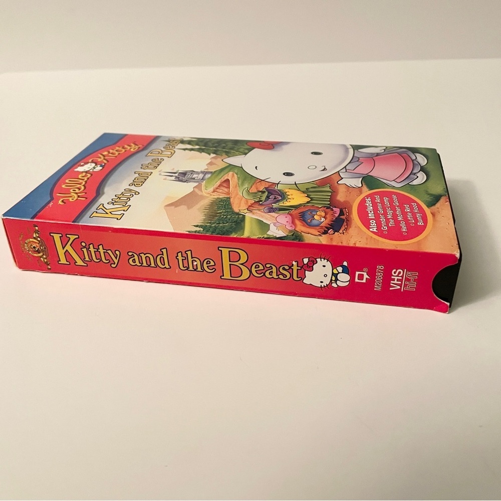 Vintage 1998 Hello Kitty Kitty and the Beast VHS Tape Furry Tale Theater - Picture 8 of 16